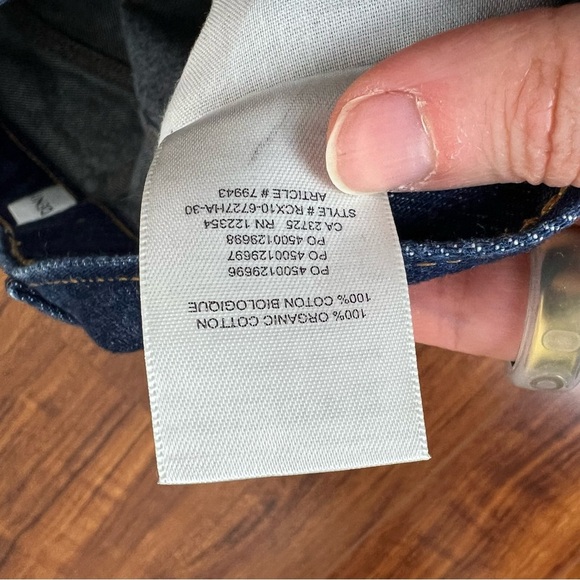 Aritzia Denim Forum The Joni High Rise Loose in Inky Blue Size 24 - Picture 8 of 8